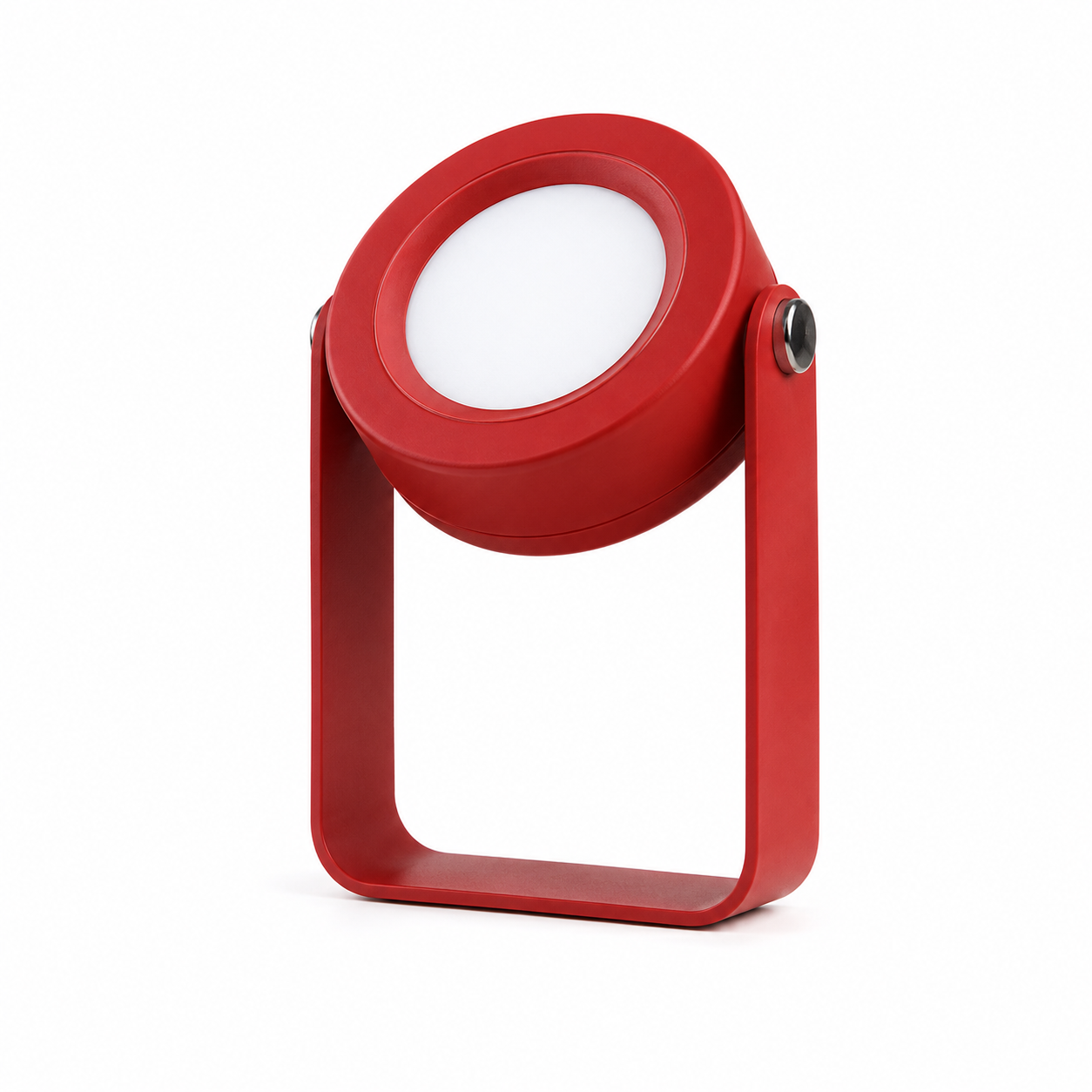Lámpara LED recargable roja, edición especial limitada, con diseño direccional